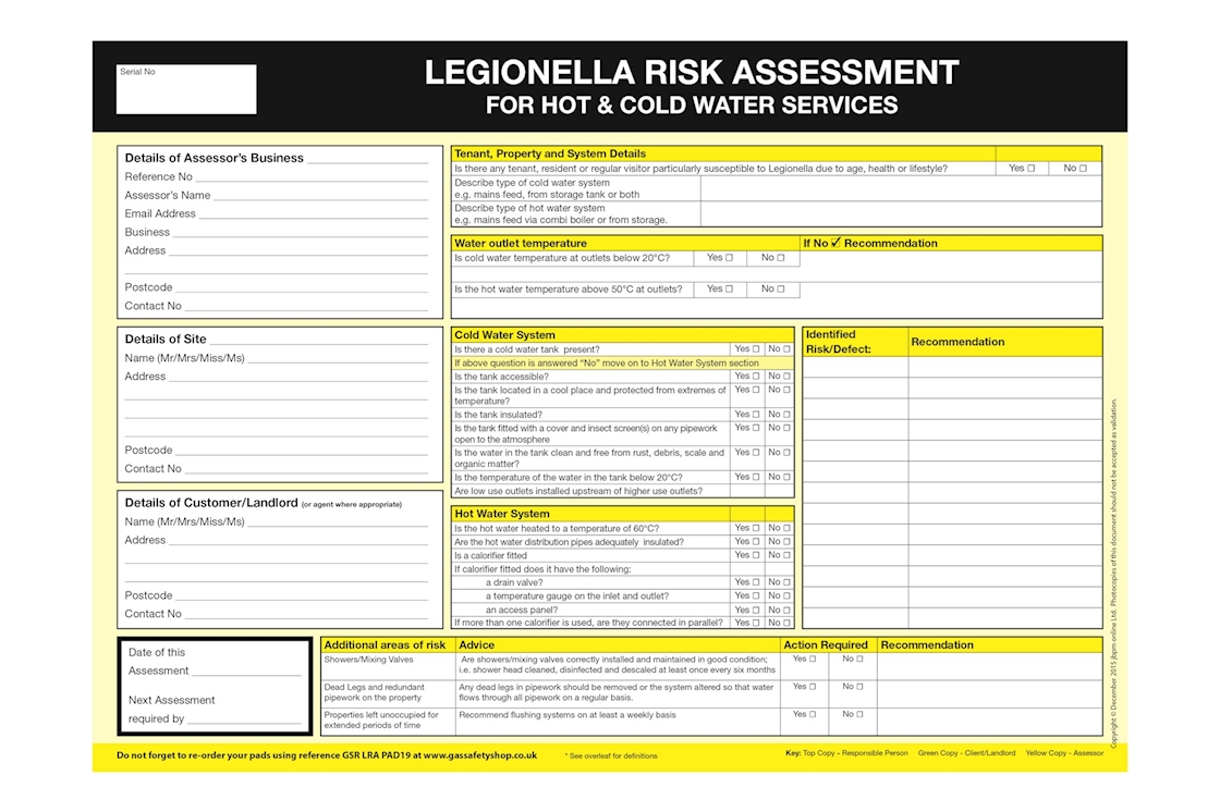 legionella-management-plan-template